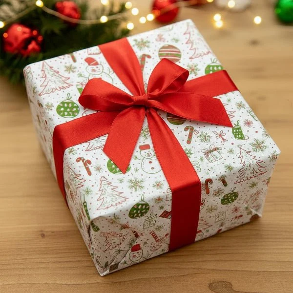 PAPERMEADOW – Nachhaltiges Geschenkpapier-Set Mit Satinband Für Stilvolle Anlässe