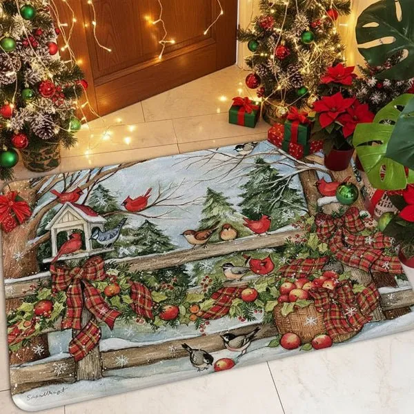 STARSTEP – Rutschfeste Weihnachts-Fußmatte Für Saubere, Festliche Eingänge