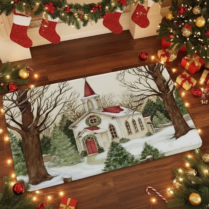 STARSTEP – Rutschfeste Weihnachts-Fußmatte Für Saubere, Festliche Eingänge