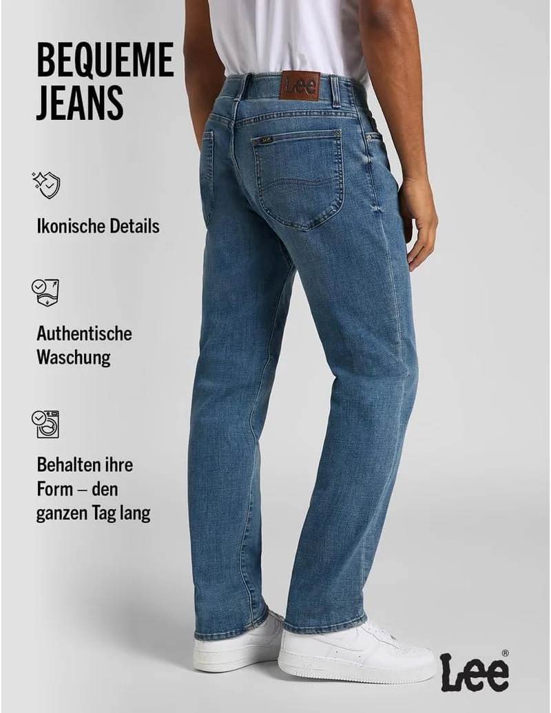Lee Herren Straight Fit MVP Extreme Motion Jeans 29W / 30L Brady, 29W / 30L Brady