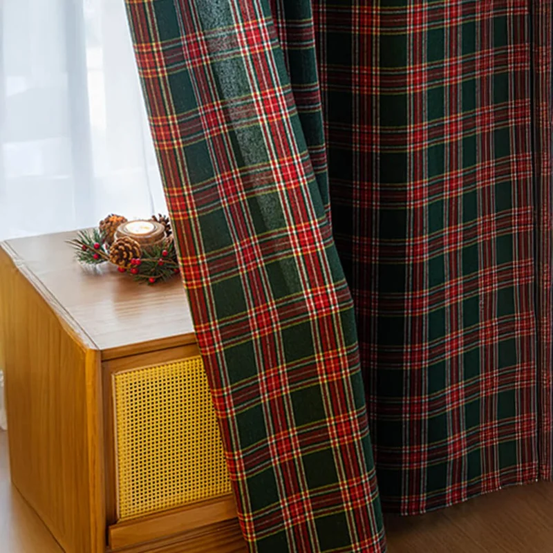 Loftplaid – Warme Karovorhänge Für Saisonale Innenräume