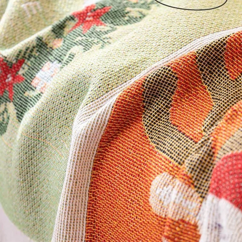 COZYCHEER – Weihnachts-Sofabezug Mit Weicher Strickstruktur