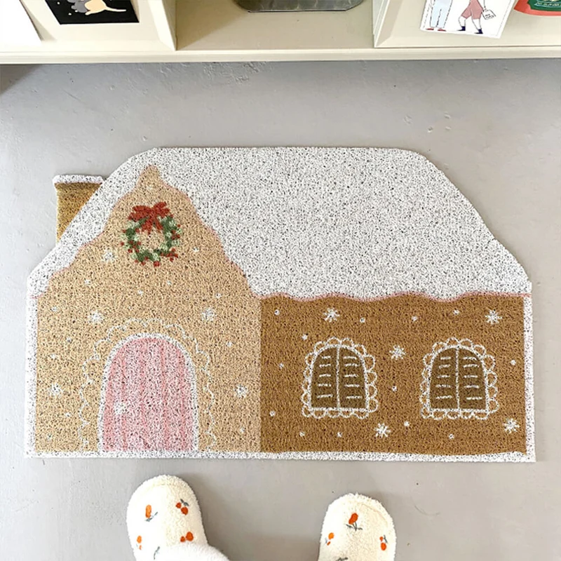 Süßnest – Vom Lebkuchen Inspirierte Weihnachtsteppich Mit Rutschfester Unterseite