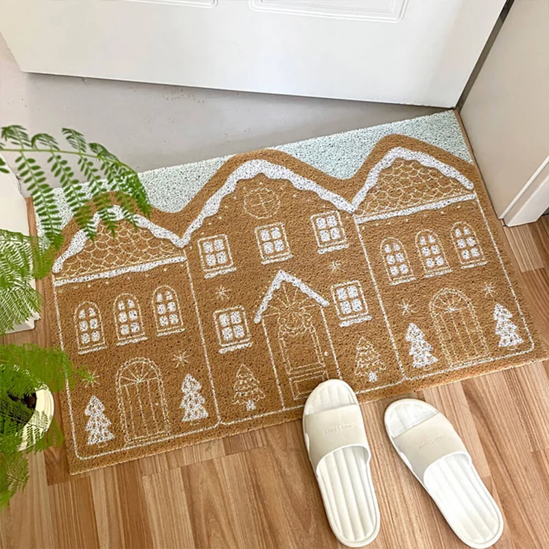 Süßnest – Vom Lebkuchen Inspirierte Weihnachtsteppich Mit Rutschfester Unterseite