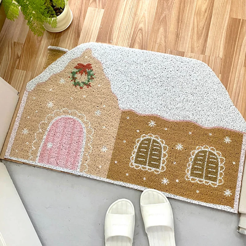 Süßnest – Vom Lebkuchen Inspirierte Weihnachtsteppich Mit Rutschfester Unterseite