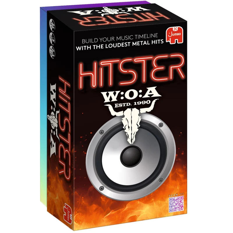 Hitster Wacken Open Air – Partyspiel für Erwachsene, 300+ Heavy-Metal
