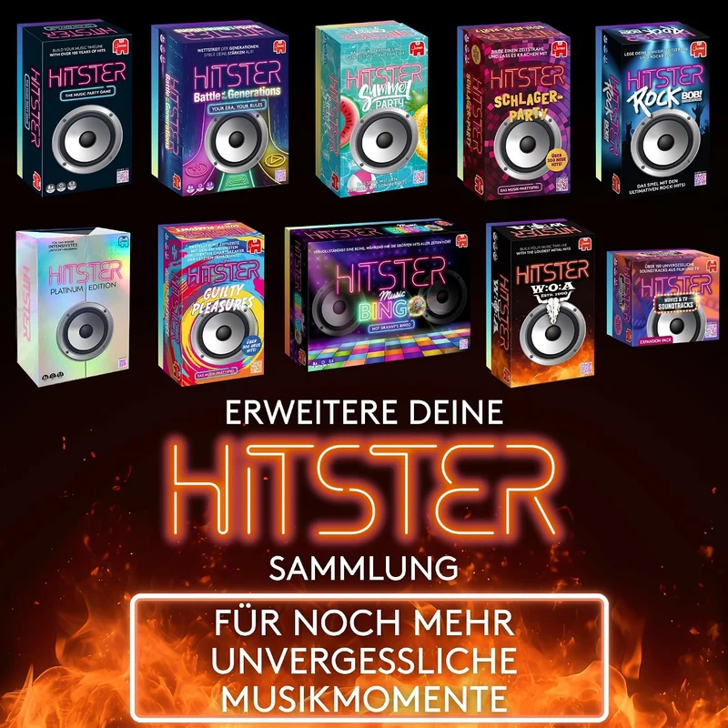 Hitster Wacken Open Air – Partyspiel für Erwachsene, 300+ Heavy-Metal