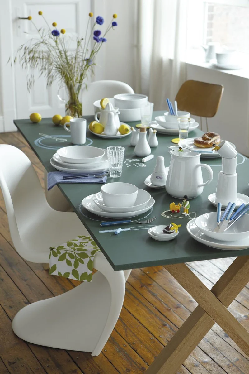 KAHLA 393457A90039C Five Senses Speiseteller 27 cm | weisser Essteller aus Porzellan, Speiseteller