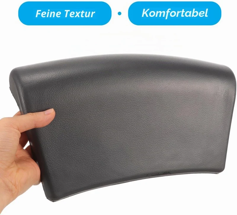 Rutschfestes Badewannenkissen Wannenkissen Zur Kopf-Nacken-Stütze Aus Pu Mit Saugnäpfen Badekissen F
