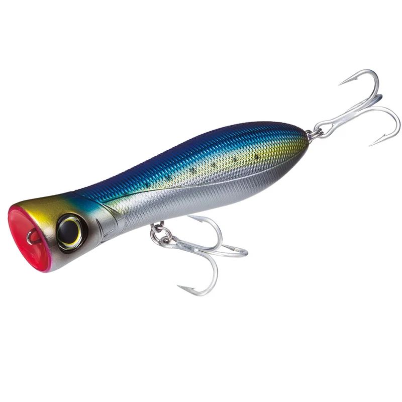 Yo-Zuri Sashimi Oberflächen Bull POP 150mm Big Game Thunfisch Popper R1154 Meister Chrom-Sardine, Ch