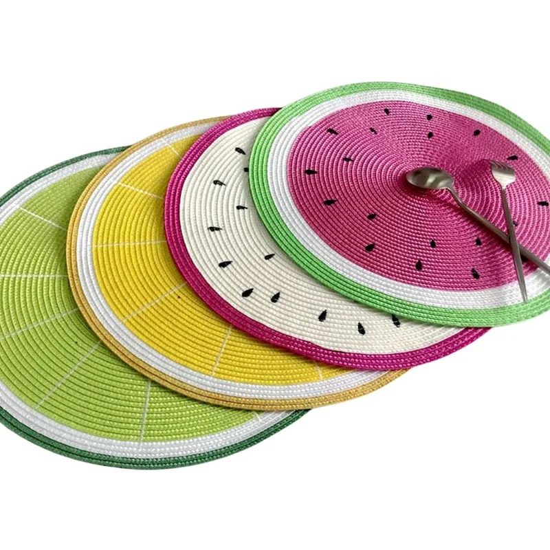 Tischblume – Stilvolles Tischset mit Fruchtmotiven für Sommerliche Speisen