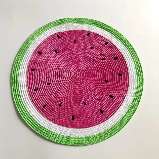 Tischblume – Stilvolles Tischset mit Fruchtmotiven für Sommerliche Speisen