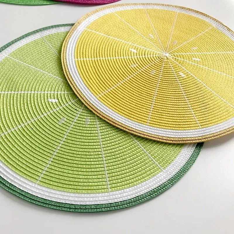 Tischblume – Stilvolles Tischset mit Fruchtmotiven für Sommerliche Speisen