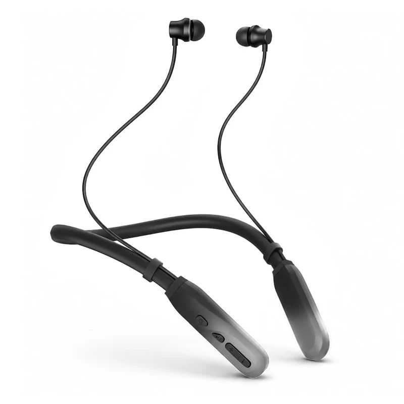 Nackenbügel Kabellose Kopfhörer 200 Stunden Spielzeit, Kopfhörer Sport Ohrhörer Bluetooth 5.3, Magne