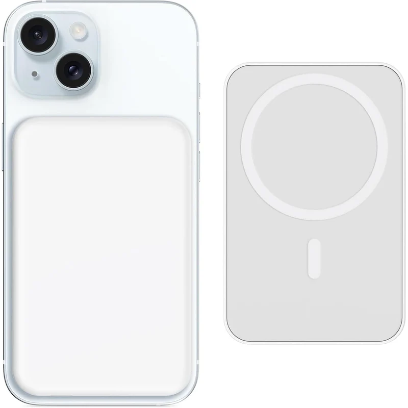 Powerbank für iPhone, Magnetische Wireless Power Bank 10000mAh Schnellladefunktion Ladegerät, Kabell