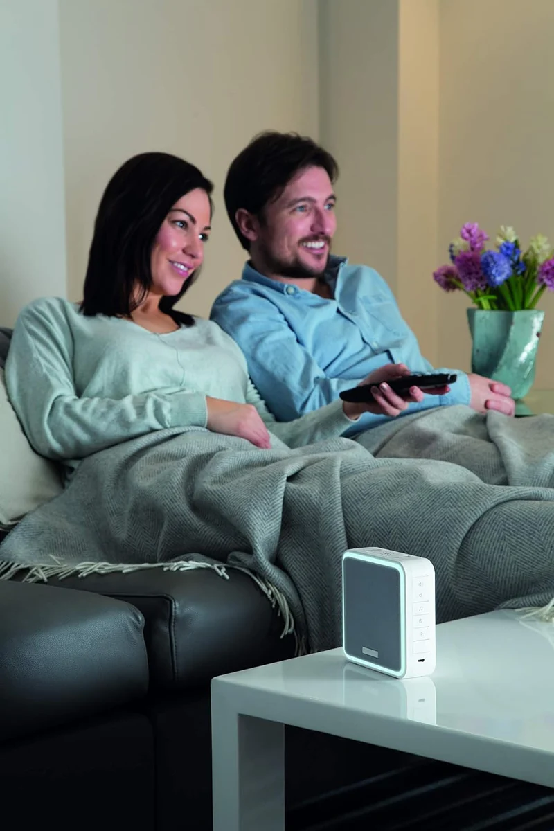 Honeywell Home Kabellose Türklingel – Batteriebetrieben mit Halo-Licht, Schlafmodus & 200m Reichweit