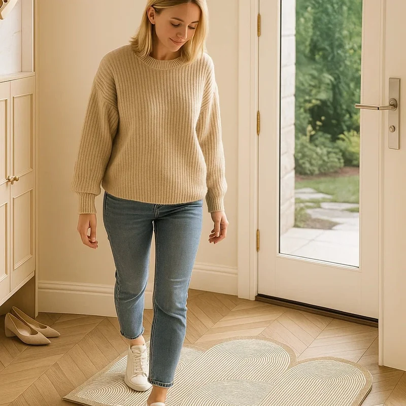 HOMESTEP – Waschbare, Rutschfeste Fußmatte für Innen- und Außenbereiche