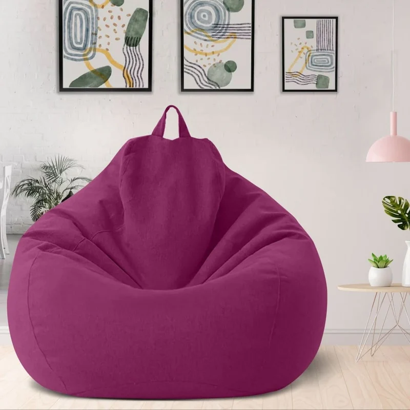 CasaLino – Luxuriöser Leinen Sitzsack Mit Füllung