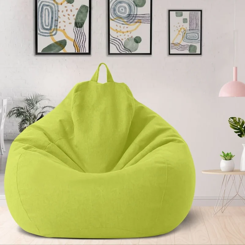 CasaLino – Luxuriöser Leinen Sitzsack Mit Füllung