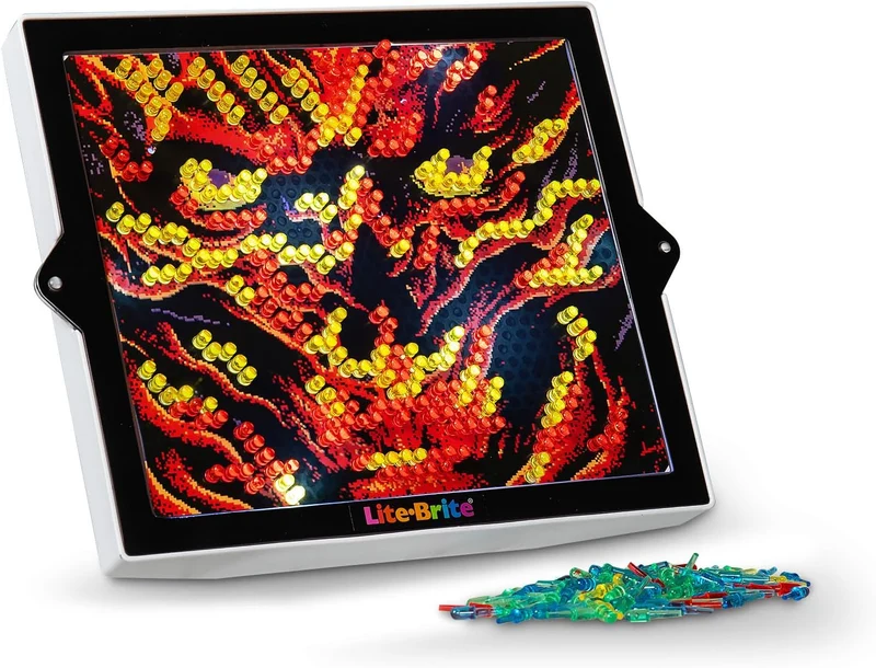Basic Fun Lite-Brite Colorpop – Stranger Things – Leuchtendes Mosaikspielzeug inspiriert von der Kul