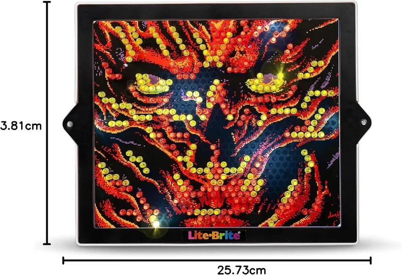 Basic Fun Lite-Brite Colorpop – Stranger Things – Leuchtendes Mosaikspielzeug inspiriert von der Kul
