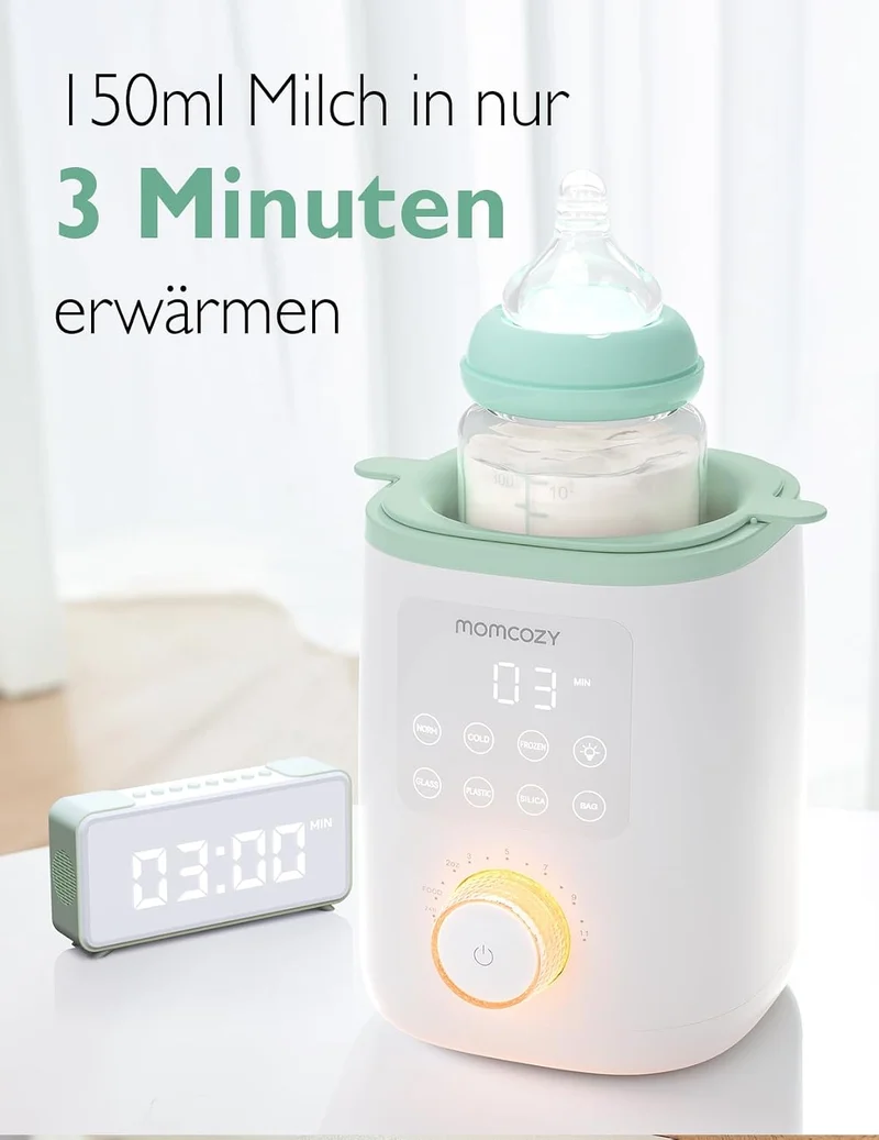 Momcozy KleanPal Pro Baby Bottle Washer Schnellster Flaschenreiniger mit Hochdruck, 99.9% Keimabtötu