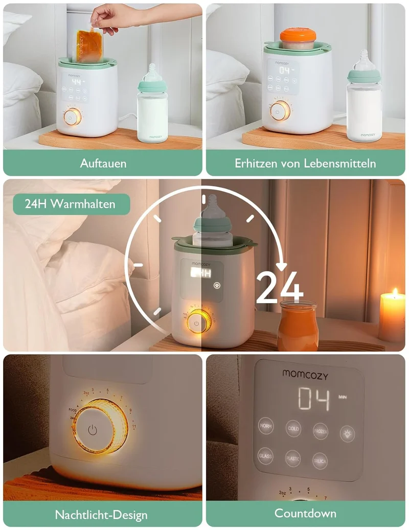 Momcozy KleanPal Pro Baby Bottle Washer Schnellster Flaschenreiniger mit Hochdruck, 99.9% Keimabtötu