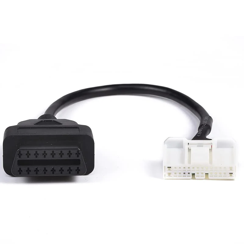 Diagnostic Port auf OBD II 16 Pin Diagnosetor Adapter Anschlusskabel für Modell 3/Y (26P), 26P