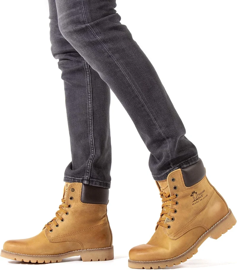 Panama Jack Panama 03 Damen Kalt gefüttert Classics Kurzschaft Stiefel & Stiefeletten 43 EU Gelb, 43