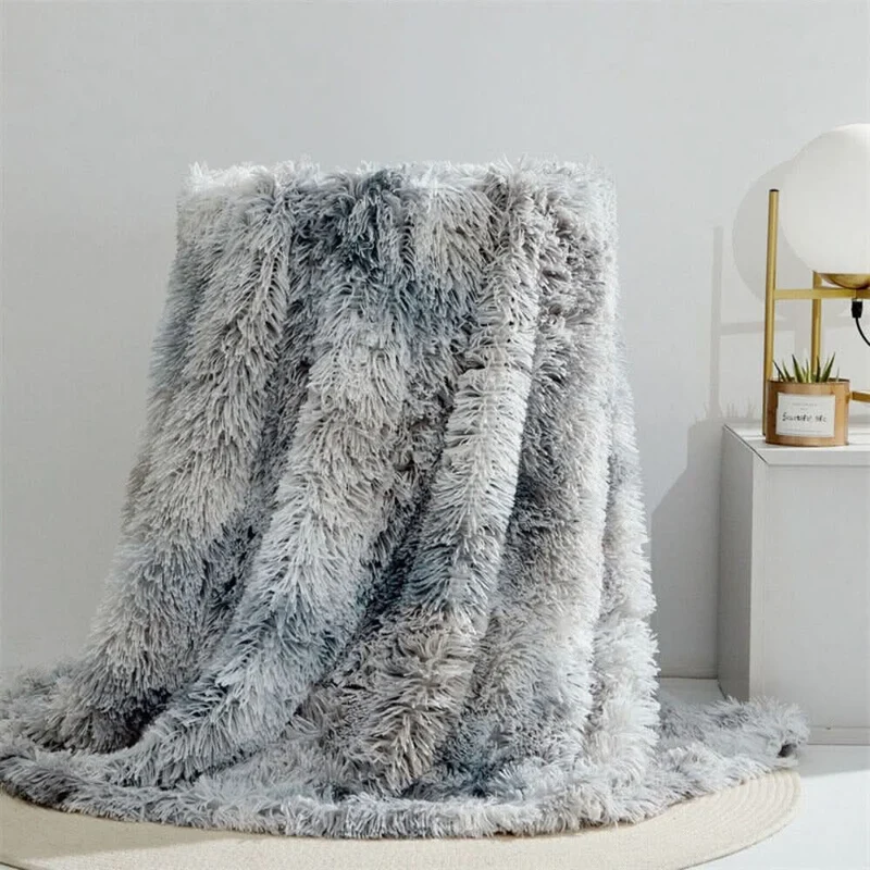 MOUSILK – Kuschelige Kunstfelldecke Mit Seidigem Griff & Elegantem Fall