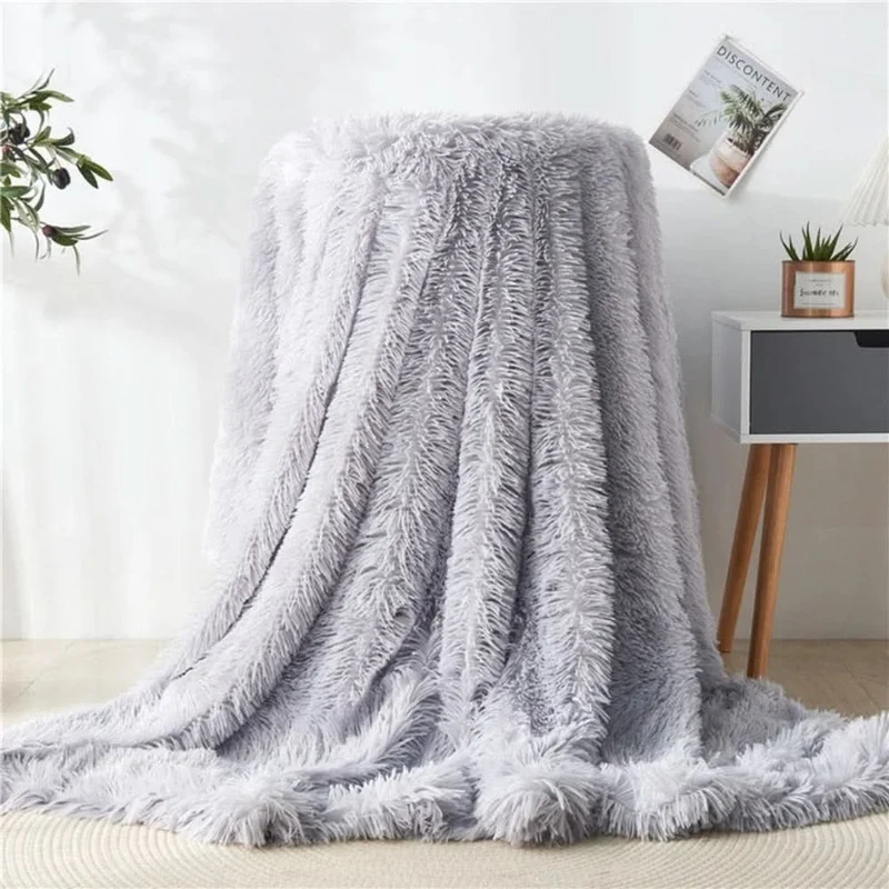 MOUSILK – Kuschelige Kunstfelldecke Mit Seidigem Griff & Elegantem Fall