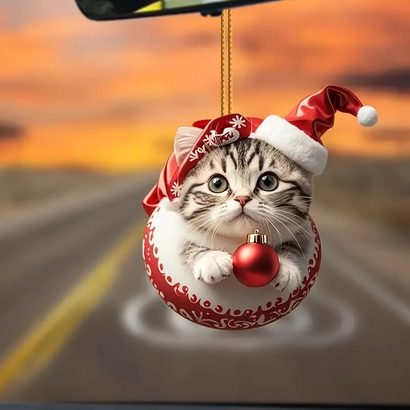 Meowmas – 24-Tage Weihnachts-Countdown-Kalender Mit Katzen-Acrylanhängern