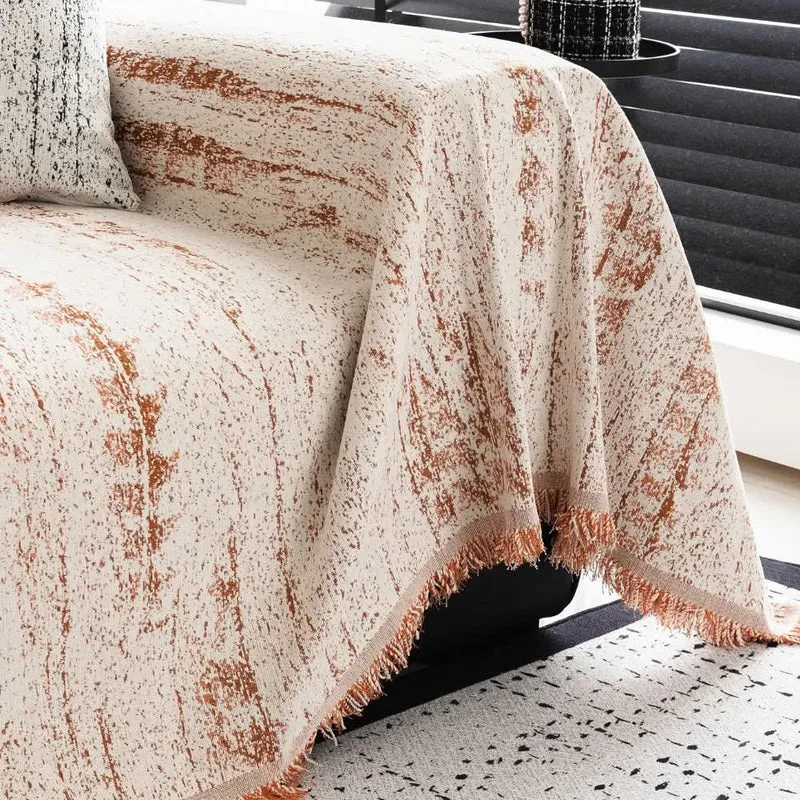 SOFAMUSE – Schicker Chenille-Sofabezug für Mühelosen Stil