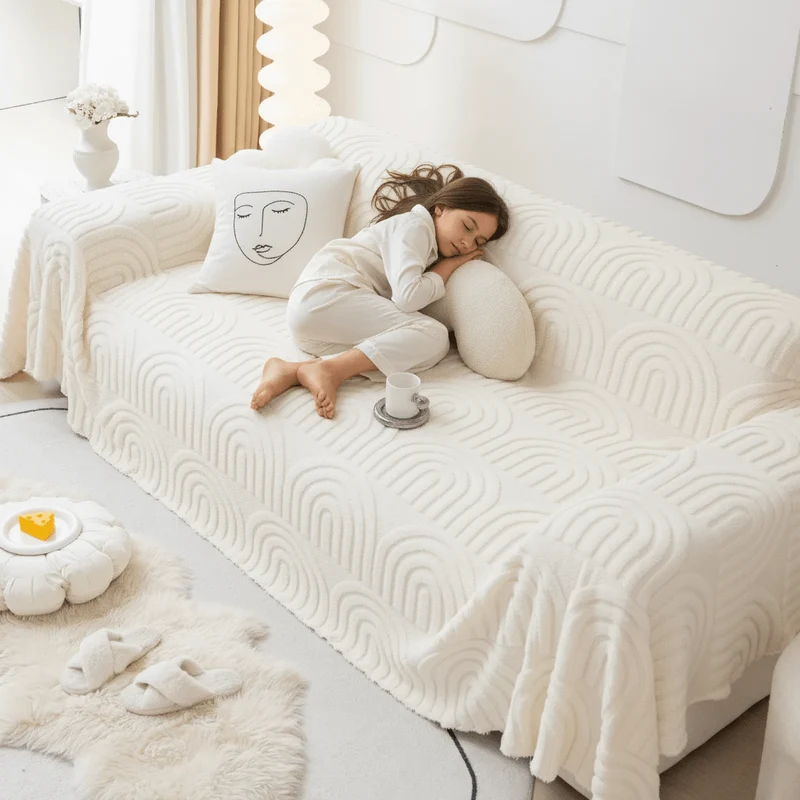 EASYREST – Strapazierfähiger Rutschfester Couchschutz Mit Flauschiger Oberfläche