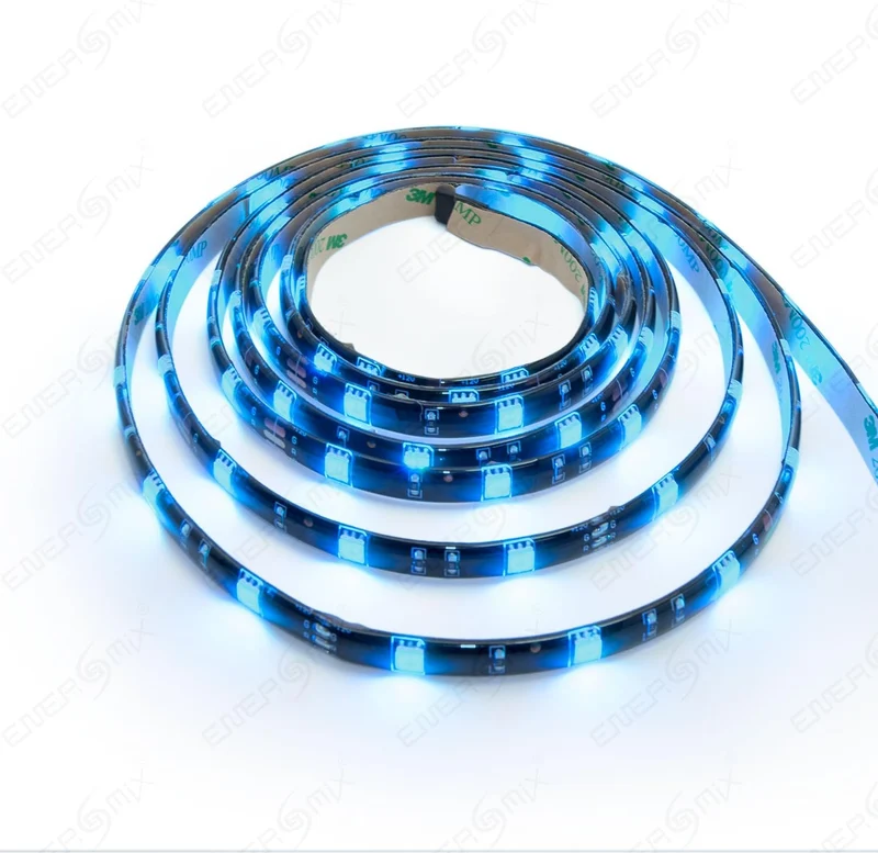 3 m LED RGB Strip Leiste Band SMD 5050 mit 90 LEDs ink Netzteil+Touch Controller + Fernbedienung Kom