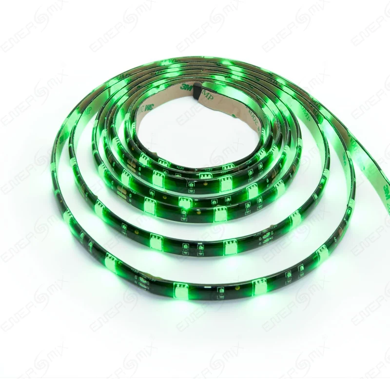 3 m LED RGB Strip Leiste Band SMD 5050 mit 90 LEDs ink Netzteil+Touch Controller + Fernbedienung Kom