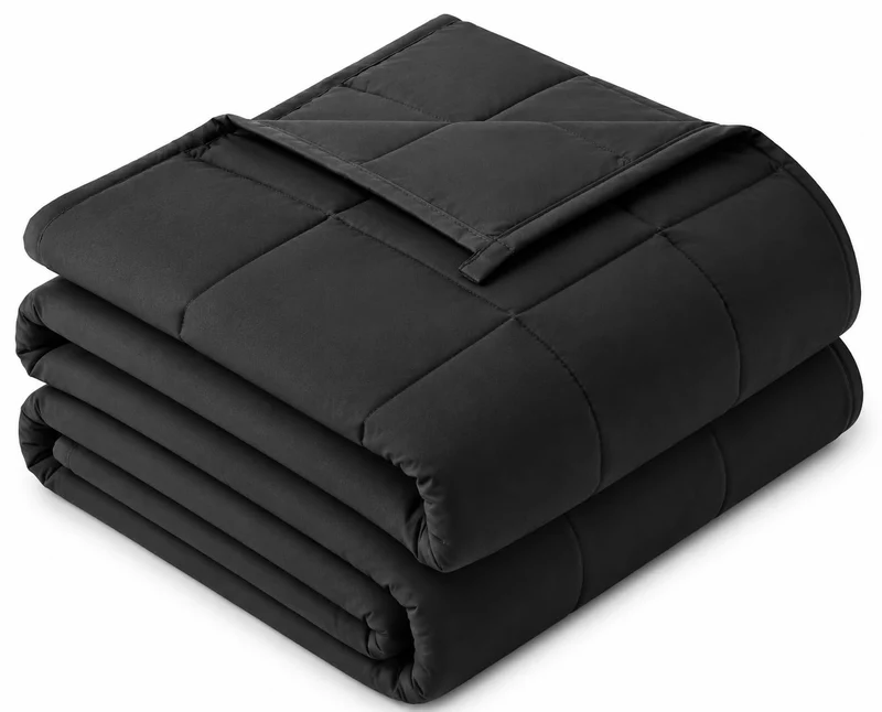 Sivio Gewichtsdecke 7kg Schwarz 150x200cm Schwarz 150 x 200 cm-7kg, Schwarz 150 x 200 cm-7kg