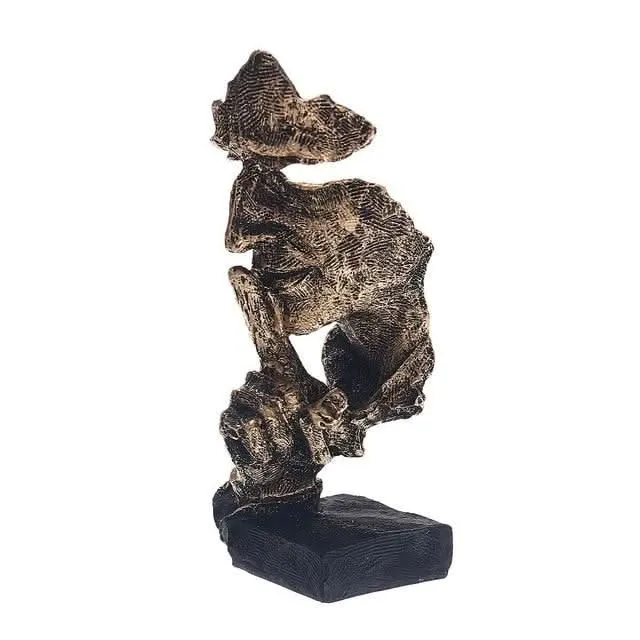 VELANTHÉ – Abstrakte Goldene Skulptur für Zeitlose Eleganz & Modernes Gestaltung