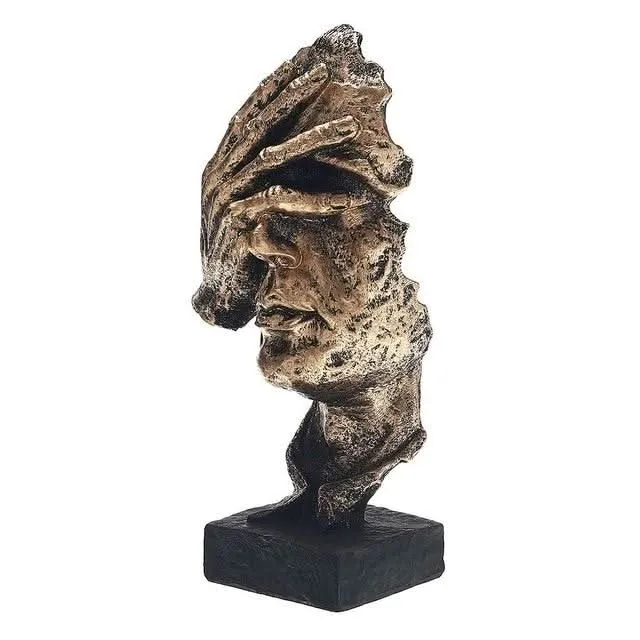 VELANTHÉ – Abstrakte Goldene Skulptur für Zeitlose Eleganz & Modernes Gestaltung