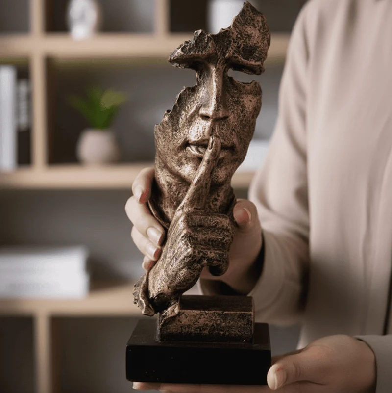 VELANTHÉ – Abstrakte Goldene Skulptur für Zeitlose Eleganz & Modernes Gestaltung