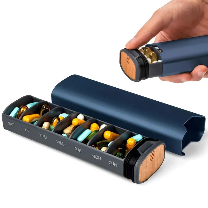 MEDILOCK – Auslaufsichere 7-Tage-Pillenbox mit Schnappverschluss