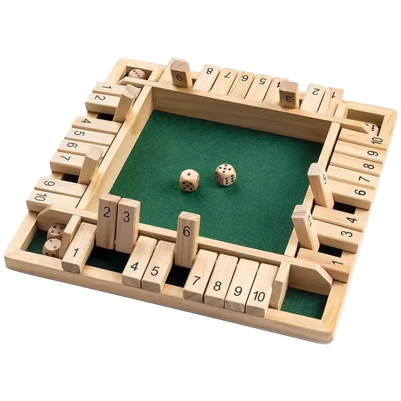 RECHENREISE – Montessori Würfelspiel aus Holz zum spielerischen Erlernen von Zahlen, Logik
