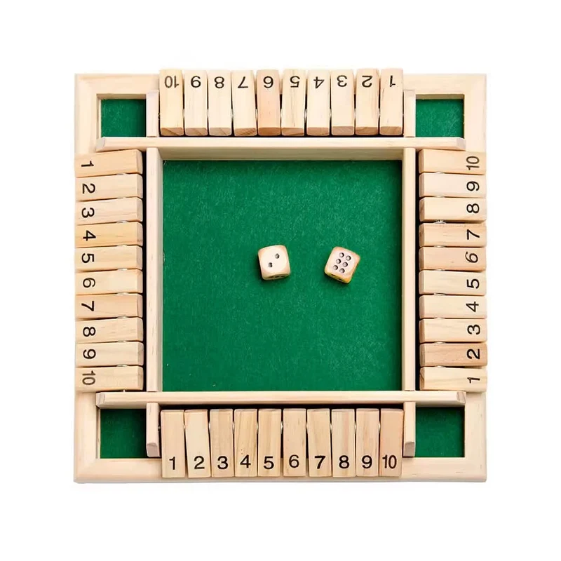 RECHENREISE – Montessori Würfelspiel aus Holz zum spielerischen Erlernen von Zahlen, Logik