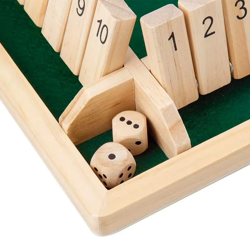 RECHENREISE – Montessori Würfelspiel aus Holz zum spielerischen Erlernen von Zahlen, Logik