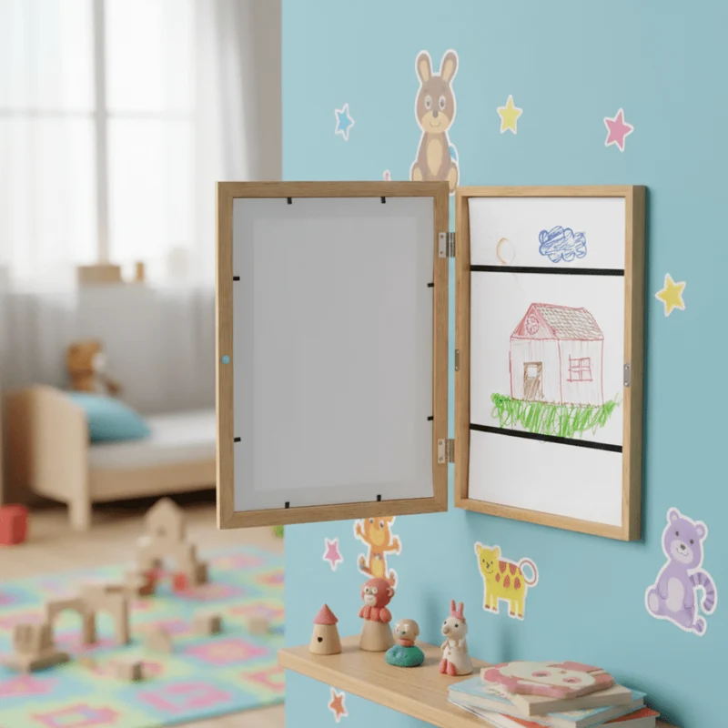 MEIN ERSTER ANZIEH-RAHMEN – Montessori Lernspielzeug für Selbstständigkeit & Feinmotorik bei Kindern