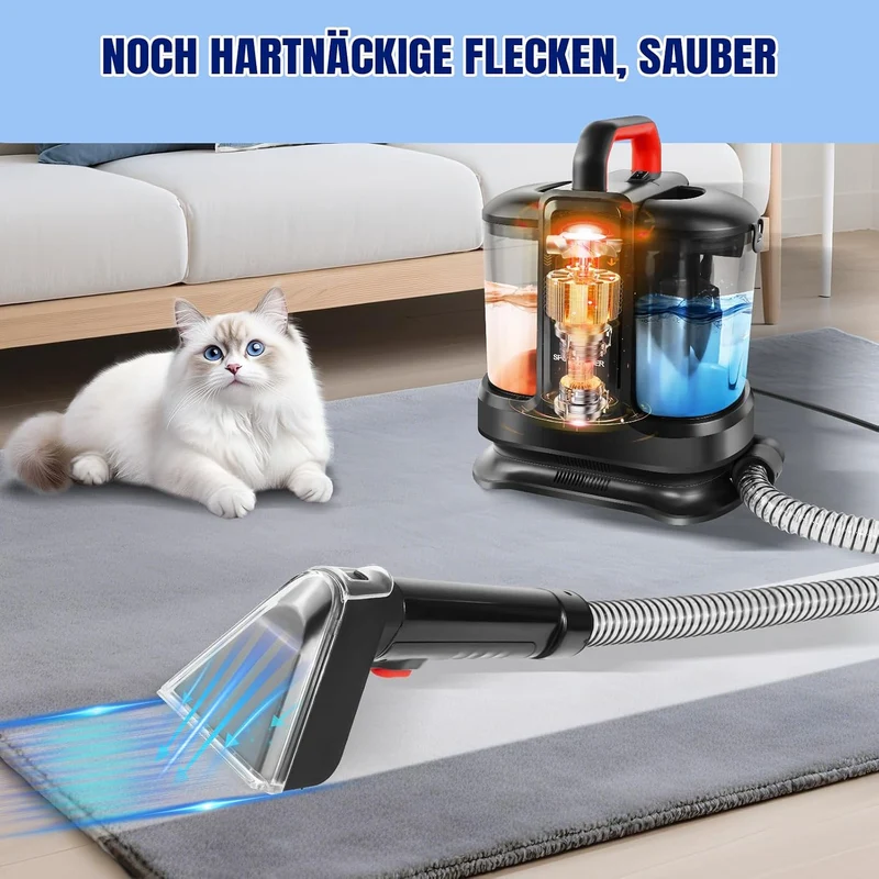 Nass-Trocken-Sauger Starke Saugkraft Wasser Waschen Dekontamination, Home Pet-Design Fleckenentferne