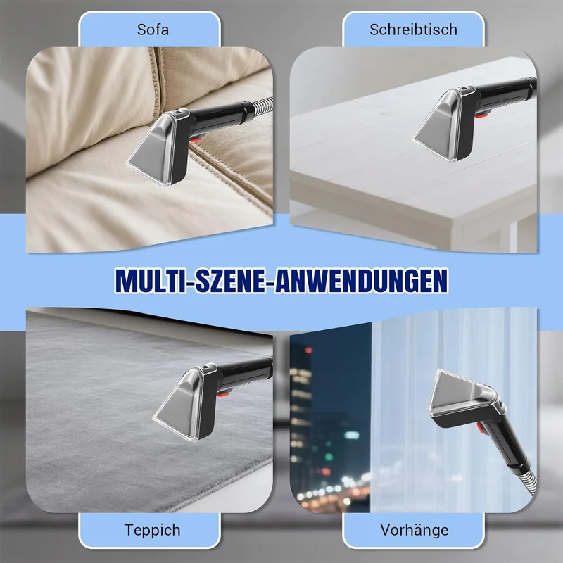 Nass-Trocken-Sauger Starke Saugkraft Wasser Waschen Dekontamination, Home Pet-Design Fleckenentferne