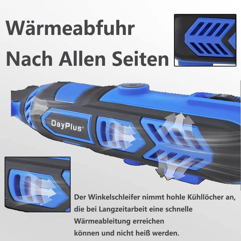 Kabelgebundene Elektrisch Schleifer Drehwerkzeug,Graviergerät Multifunktionswerkzeug,6 Drehzahlverst