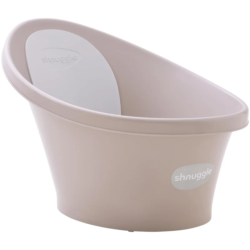 Shnuggle Babywanne für Neugeborene, integrierte Stützbeule und weiche Rückenlehne, geeignet für Neug