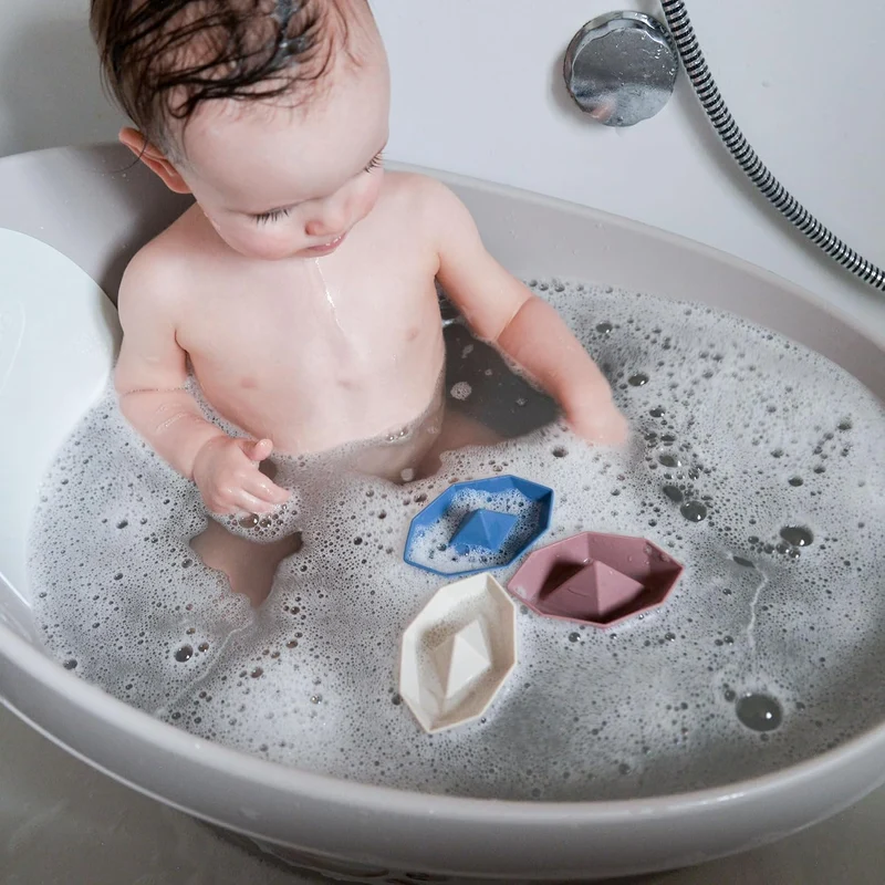 Shnuggle Babywanne für Neugeborene, integrierte Stützbeule und weiche Rückenlehne, geeignet für Neug